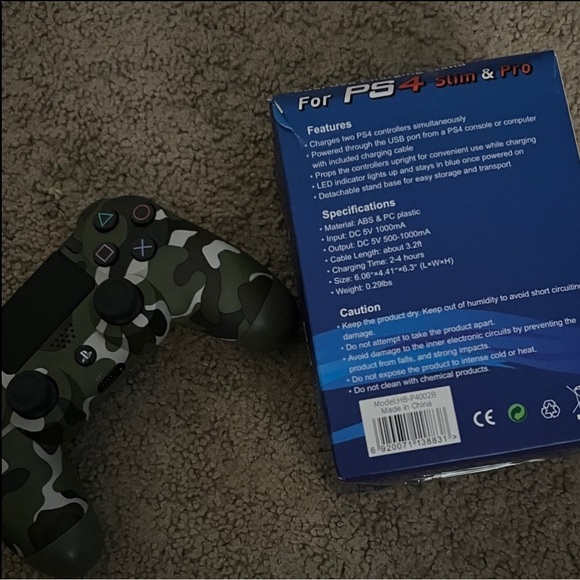 Sony PlayStation Console with Games, DualShock Controller with charging stand